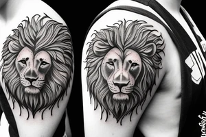 Lion, tresh tattoo idea
