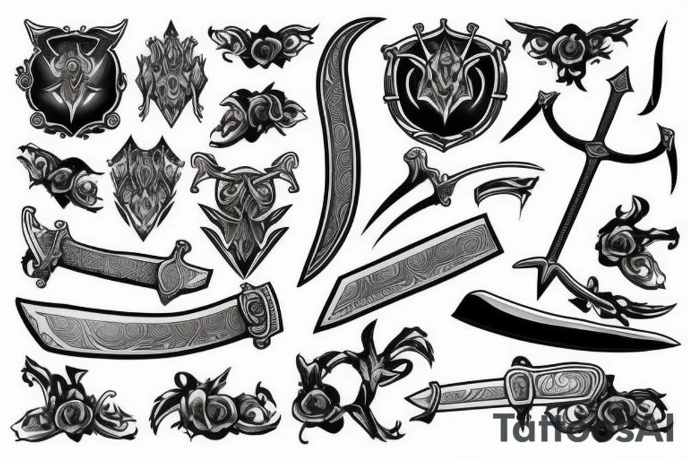 Sword tattoo idea