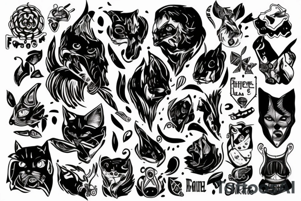Skittish fouled tattoo idea