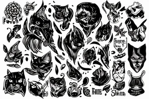 Skittish fouled tattoo idea