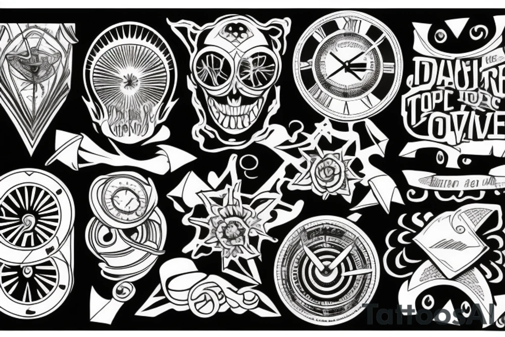 Time travel tattoo idea