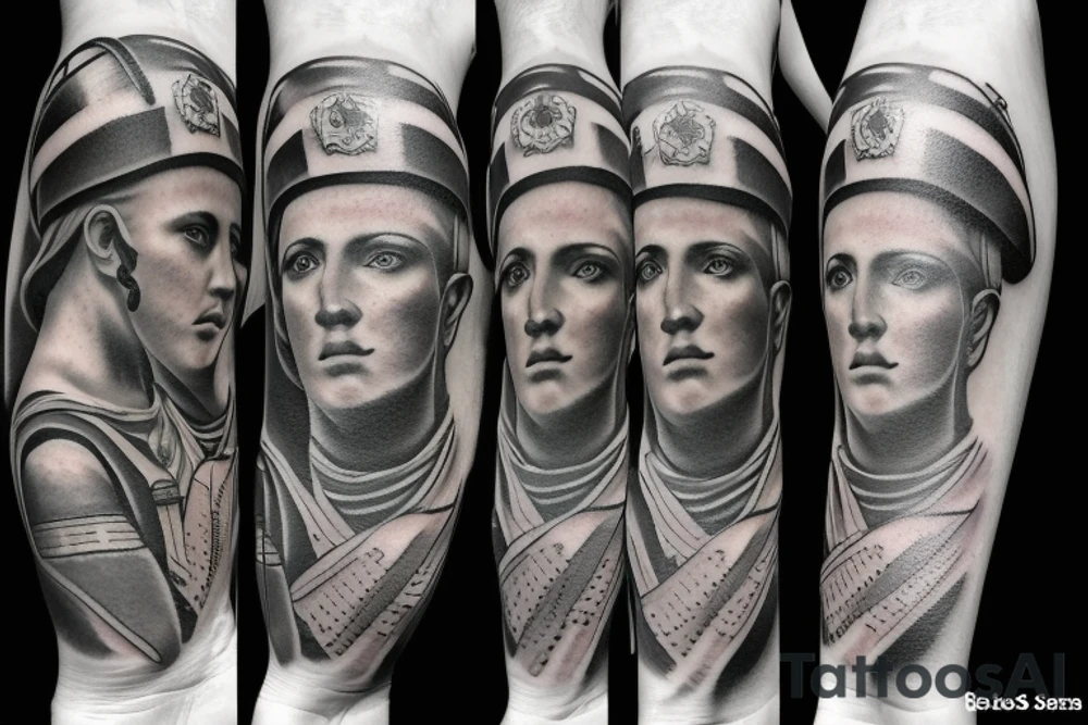 rome soldier tattoo idea