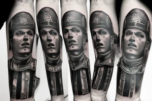 rome soldier tattoo idea