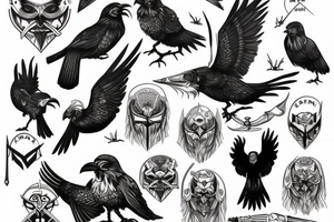 odin crows
drakar tattoo idea