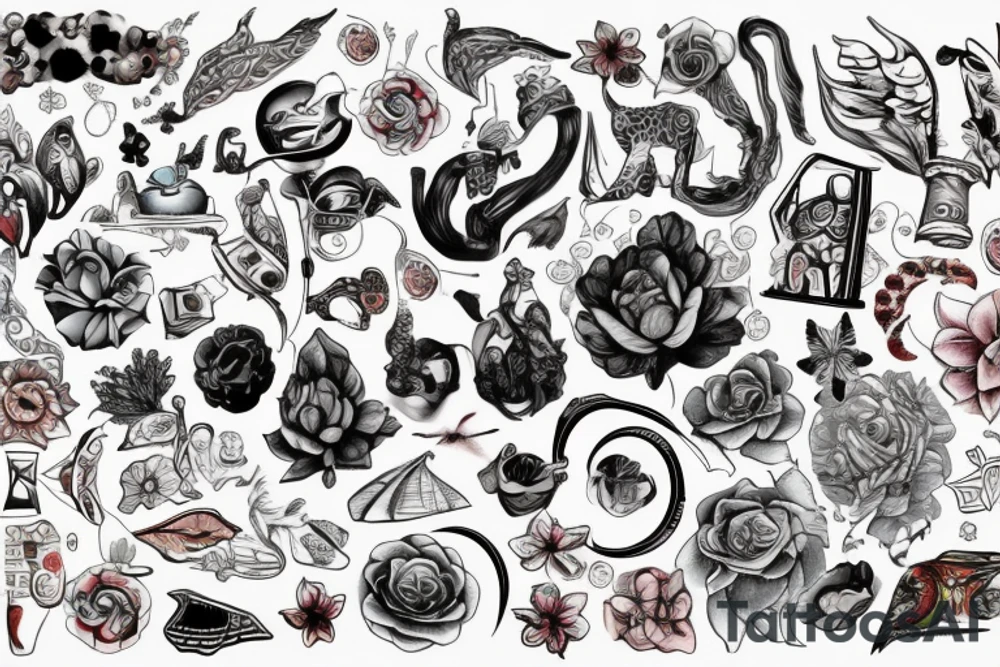 Космос, звезды, роршах tattoo idea