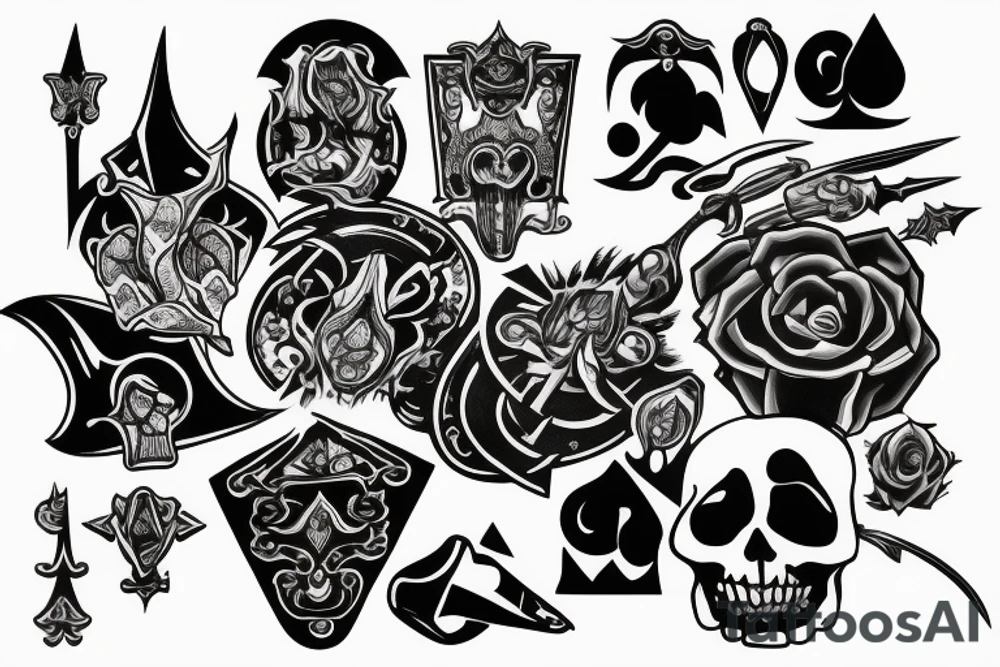 Ace of Spades tattoo idea