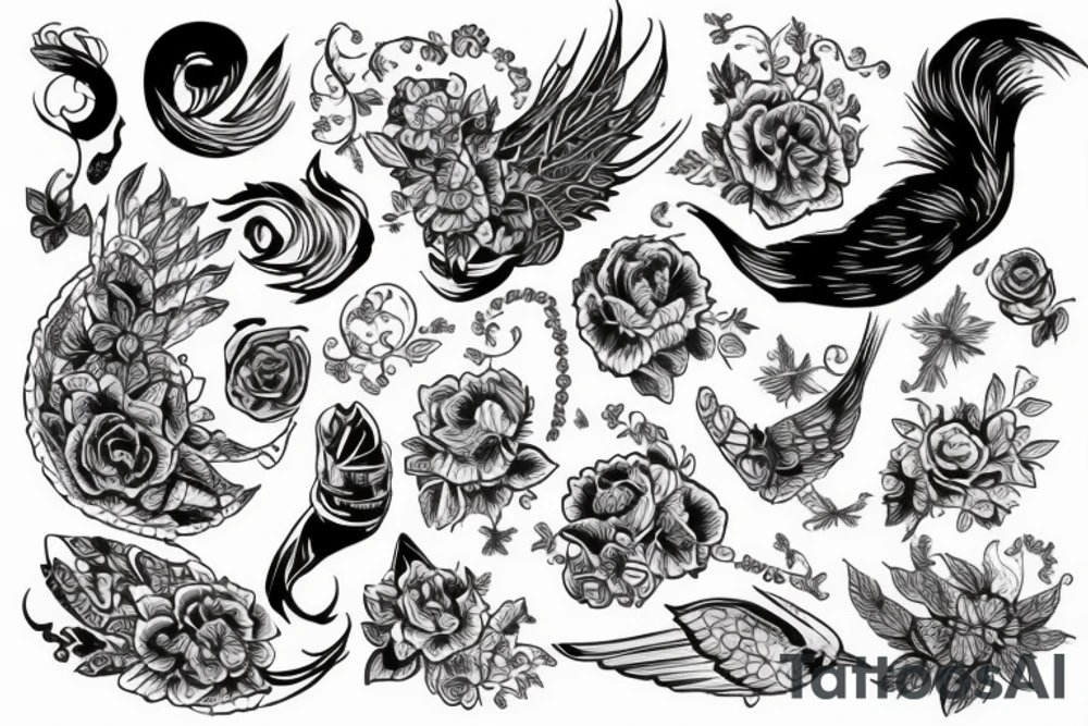 Безумный чеширский кот в шляпе tattoo idea