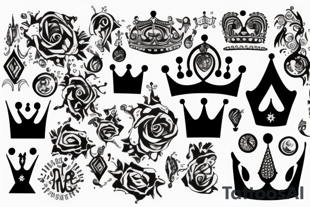 Crown tattoo idea