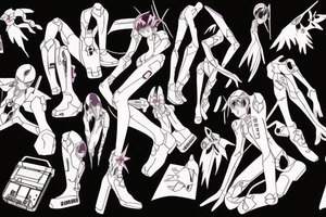 Evangelion eva 01 evangelion neon genesis tattoo idea