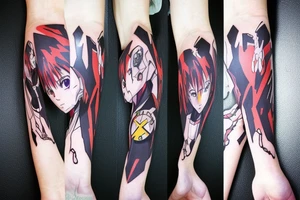 Evangelion eva 01 standing pose tattoo idea