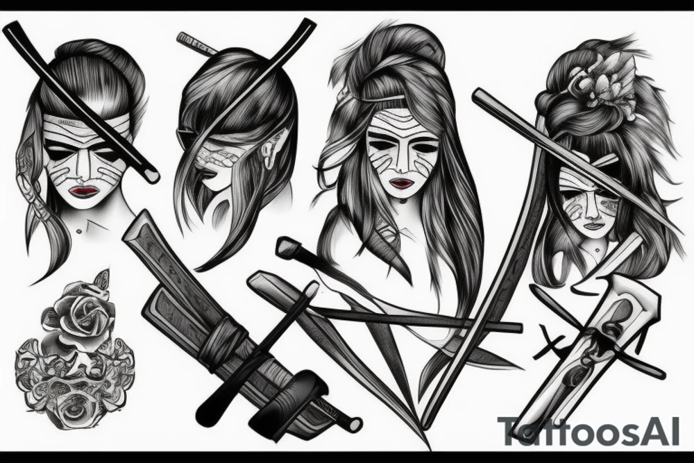 Katana tattoo idea