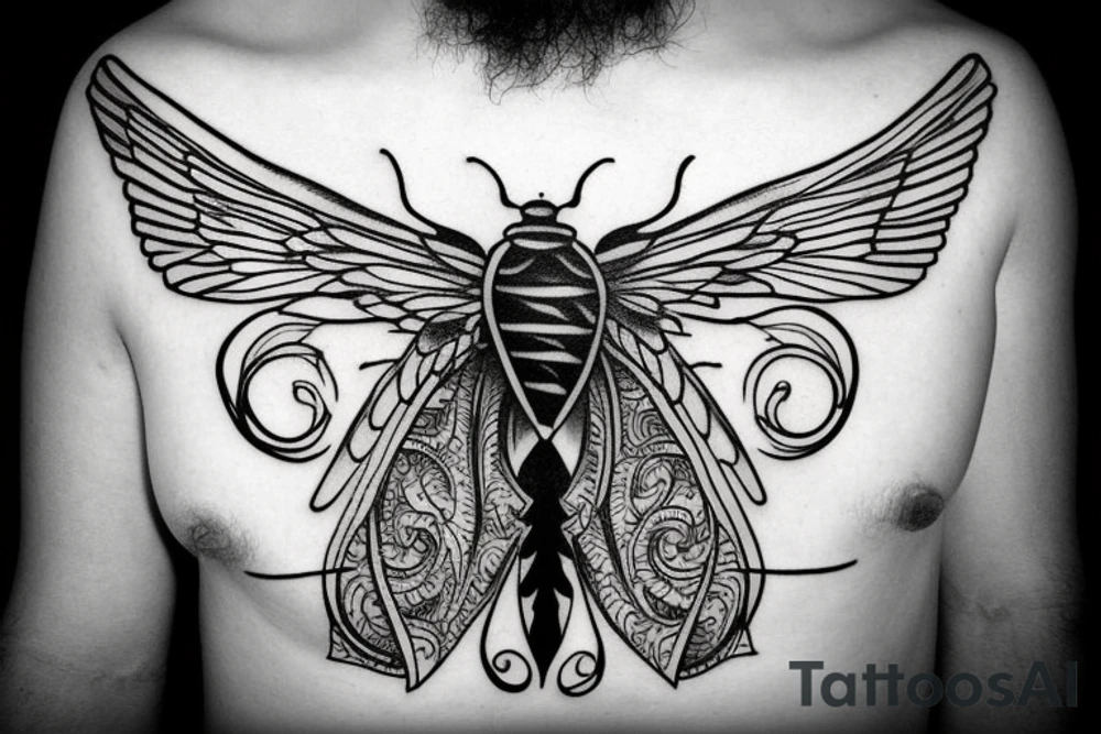 Bug with wings tattoo idea