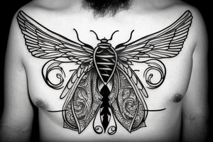 Bug with wings tattoo idea