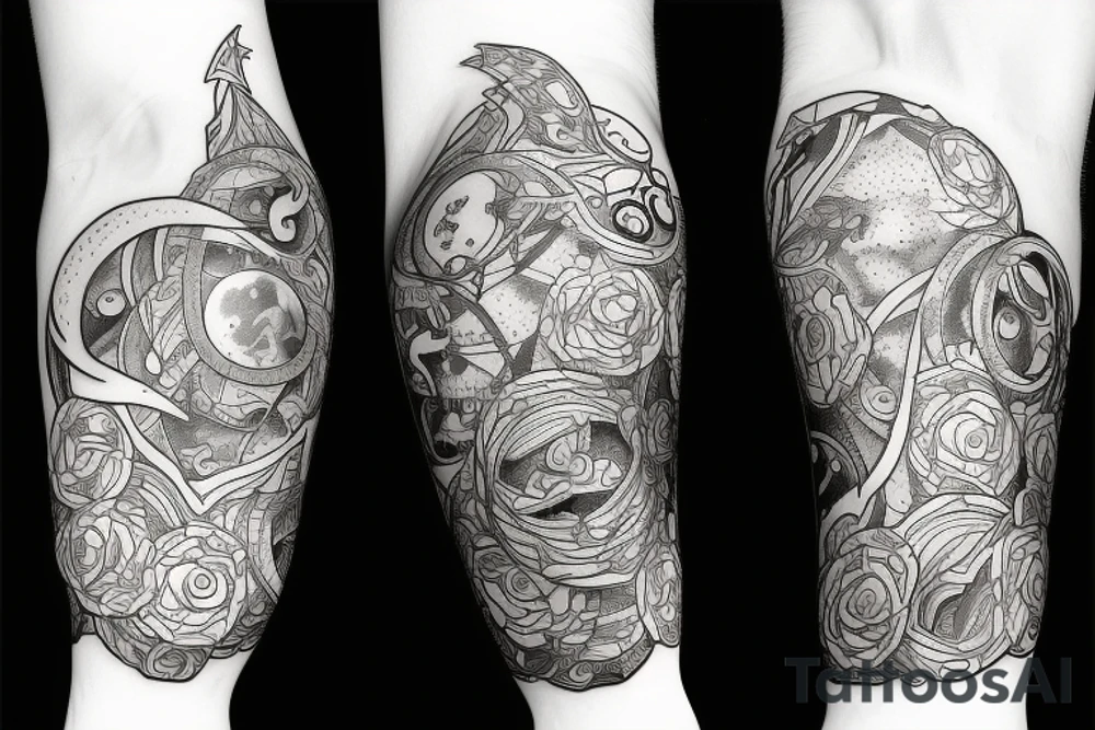 elements of space time tattoo idea