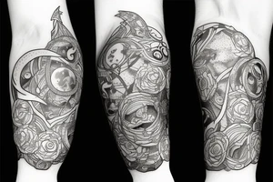 elements of space time tattoo idea