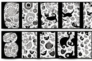 cute cat tattoo idea