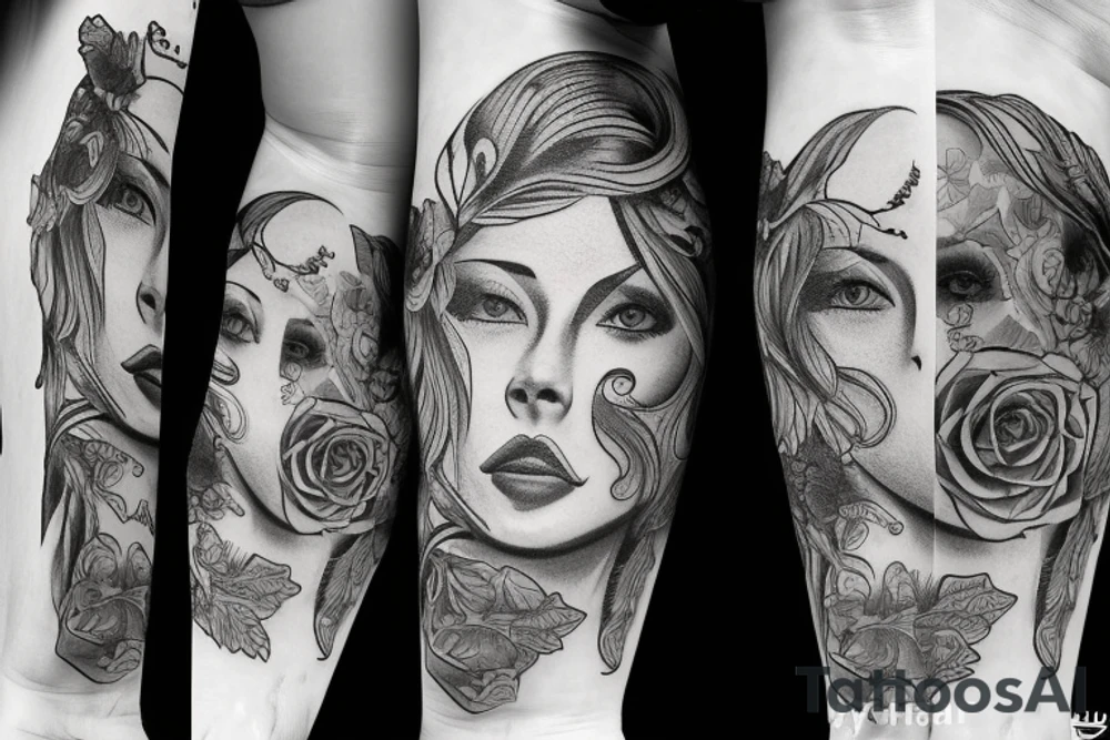 Money and rose’s tattoo idea