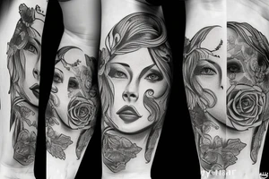Money and rose’s tattoo idea