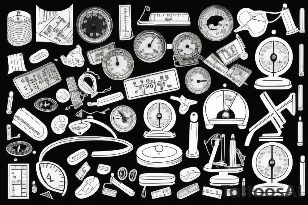 weighing scales tattoo idea