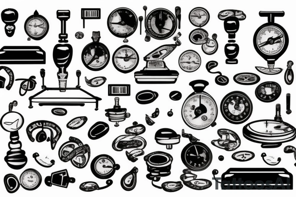 weighing scales tattoo idea