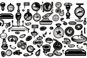 weighing scales tattoo idea