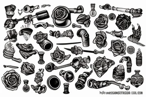 a pipe tattoo idea
