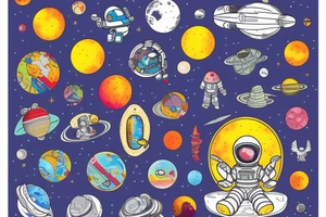 Astronaut sitting on top of a planet tattoo idea