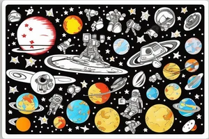 Astronaut sitting on top of a planet tattoo idea