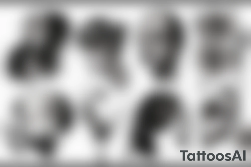 Macro decompress tattoo idea