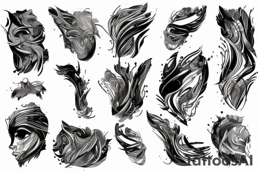 Macro decompress tattoo idea