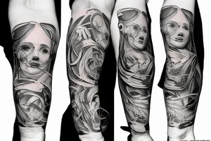 Macro decompress tattoo idea