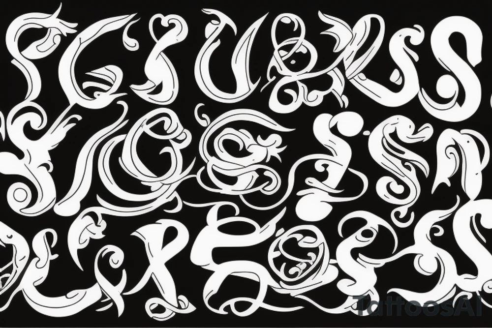 initials S.W. tattoo idea
