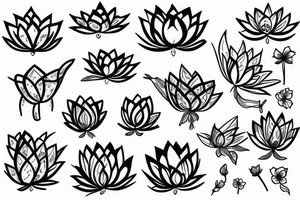 Lotus on the forearm tattoo idea