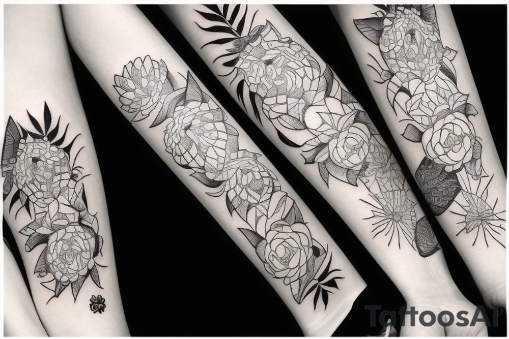 Lotus on the forearm tattoo idea