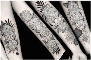 Lotus on the forearm tattoo idea
