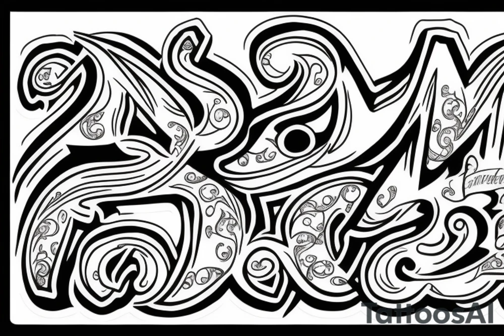 The letters S and W tattoo idea