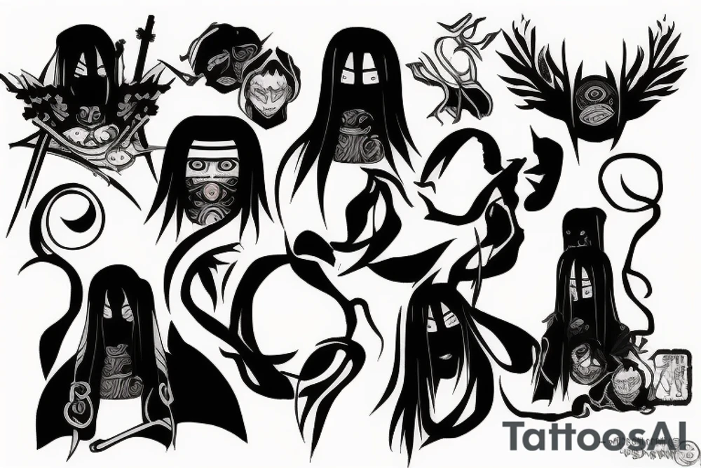 Itachi tattoo idea