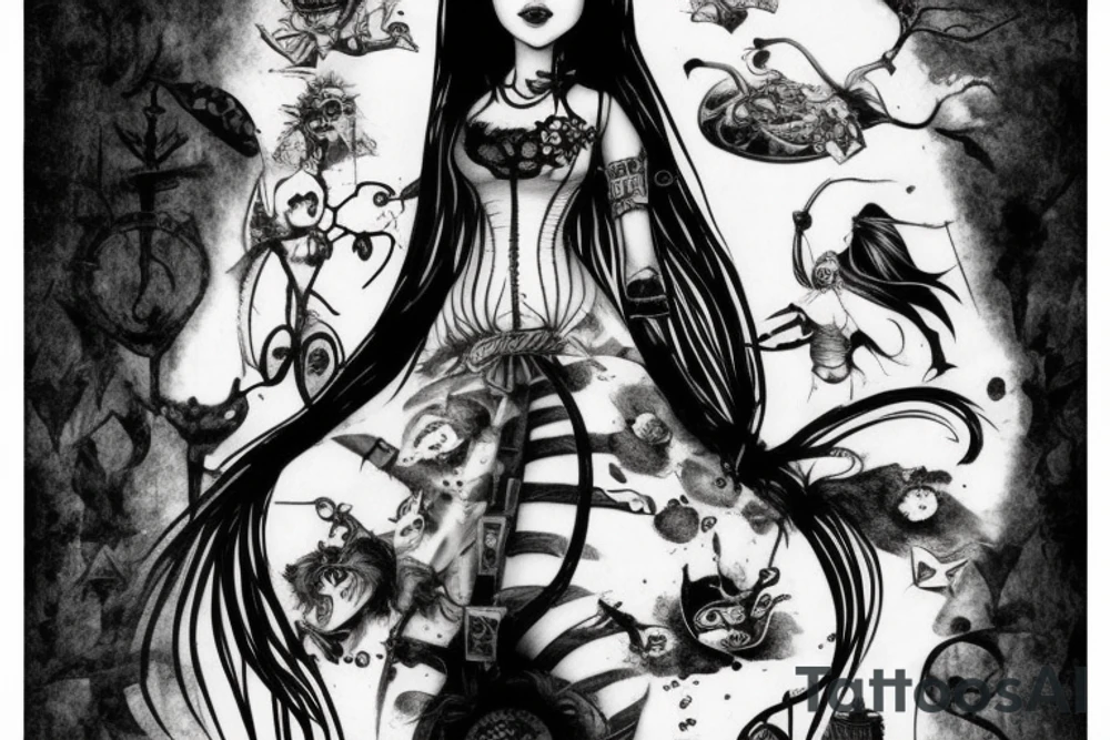 alice madness returns tattoo idea