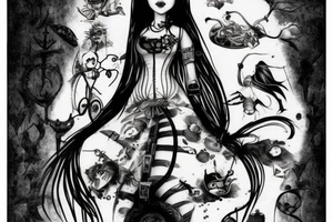 alice madness returns tattoo idea