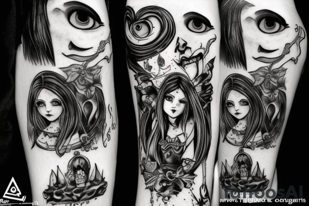 alice madness returns tattoo idea