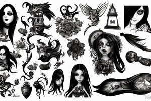 alice madness returns tattoo idea