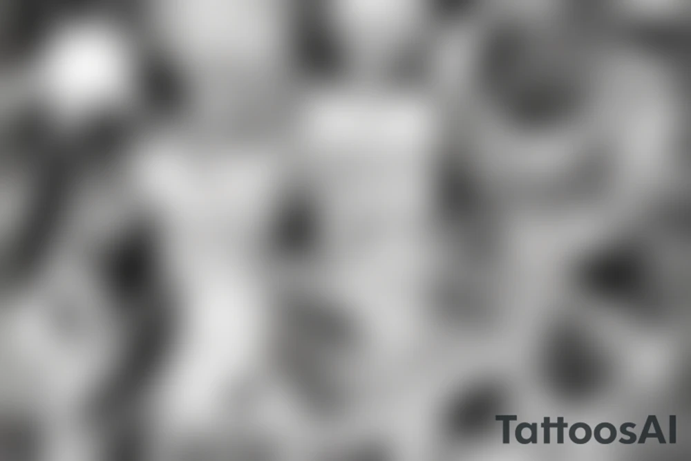 Grimmjow from bleach with number 6 tattoo idea