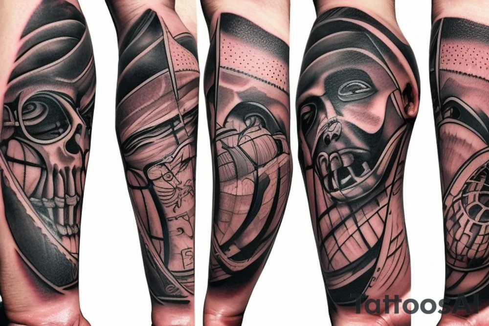 basketball player tattoo idea