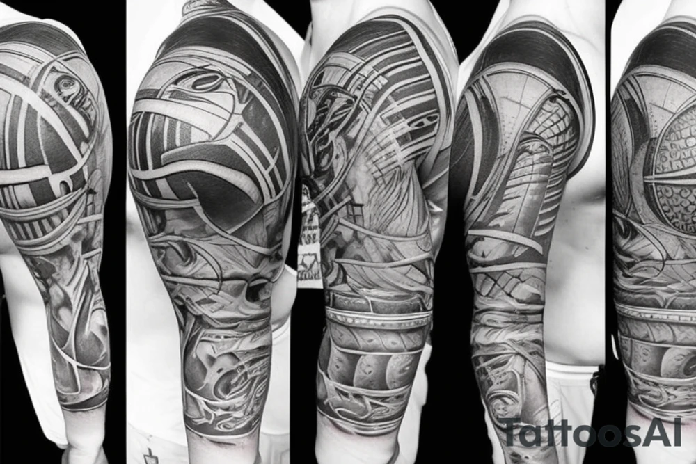basketball tattoo idea