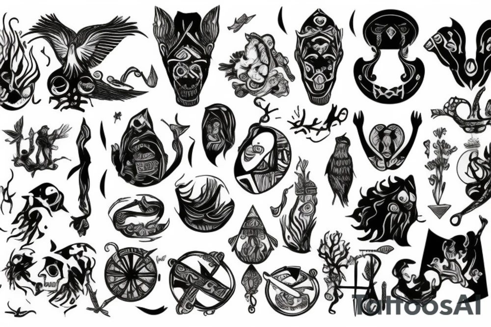 Scandinavian myths tattoo idea