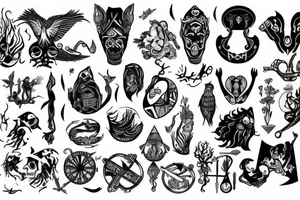 Scandinavian myths tattoo idea