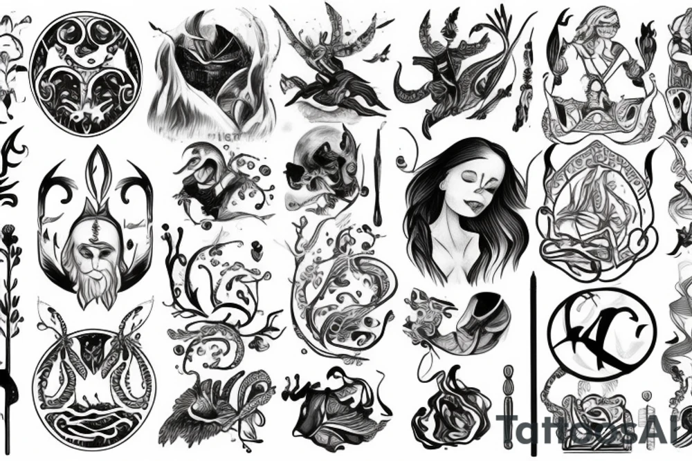 Scandinavian myths tattoo idea