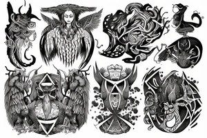 Brutal Scandinavian myths tattoo idea