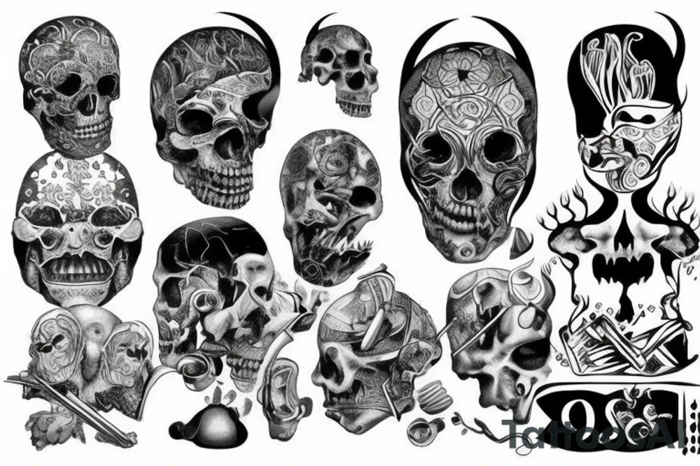 Brutal Scandinavian tattoo idea