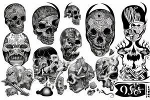 Brutal Scandinavian tattoo idea